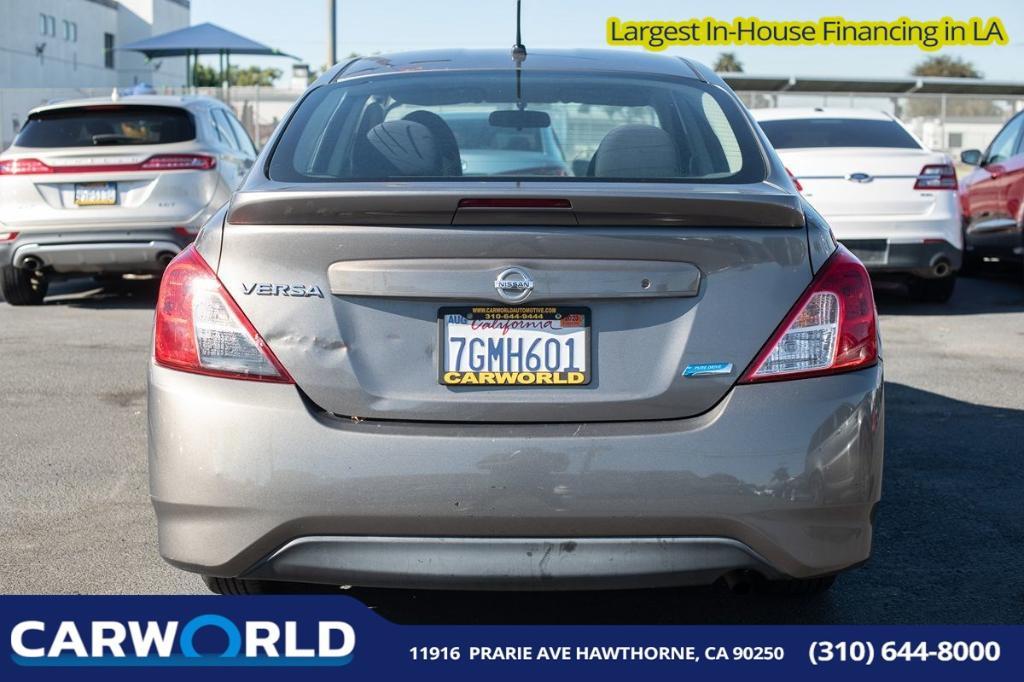 used 2015 Nissan Versa car, priced at $5,845