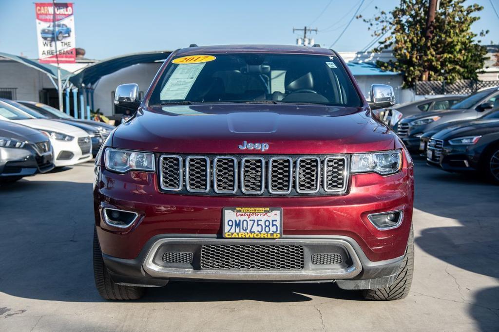 used 2017 Jeep Grand Cherokee car, priced at $17,455