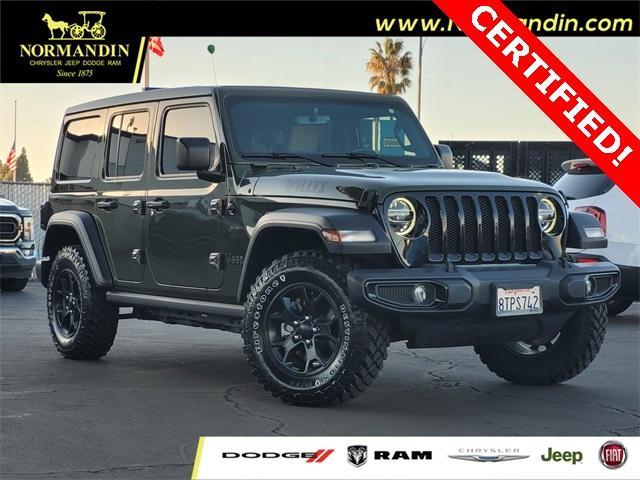 used 2021 Jeep Wrangler Unlimited car, priced at $31,988