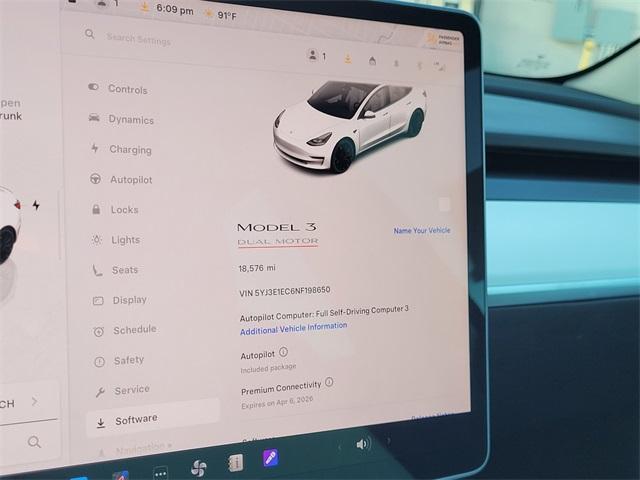 used 2022 Tesla Model 3 car, priced at $31,995
