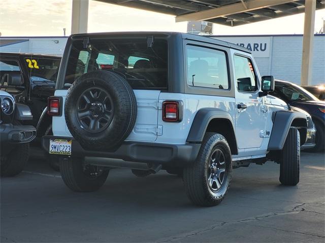 used 2024 Jeep Wrangler car, priced at $32,500