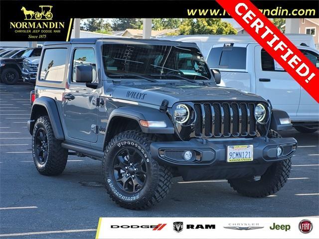 used 2022 Jeep Wrangler car, priced at $31,500
