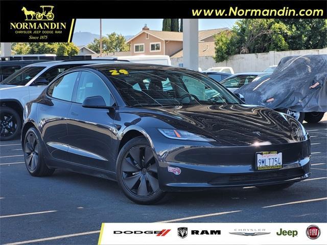 used 2024 Tesla Model 3 car, priced at $32,998