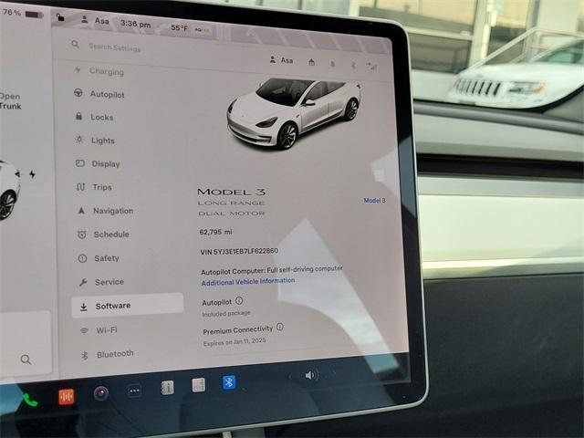 used 2020 Tesla Model 3 car, priced at $24,800