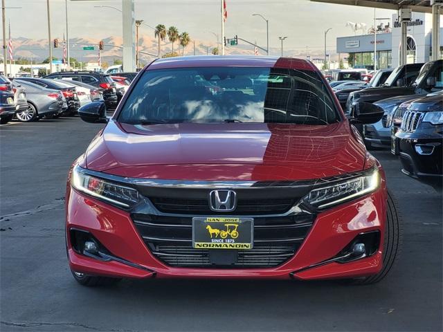 used 2021 Honda Accord car, priced at $23,500