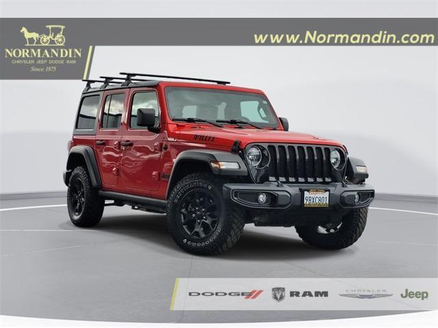 used 2021 Jeep Wrangler Unlimited car, priced at $31,900