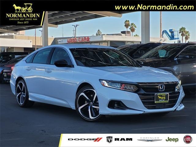 used 2021 Honda Accord car, priced at $23,500