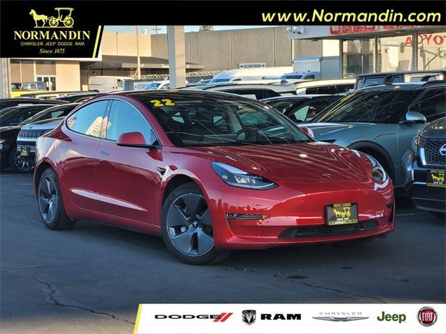 used 2022 Tesla Model 3 car, priced at $23,900