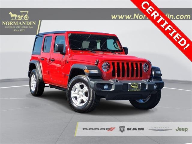 used 2023 Jeep Wrangler car, priced at $35,500