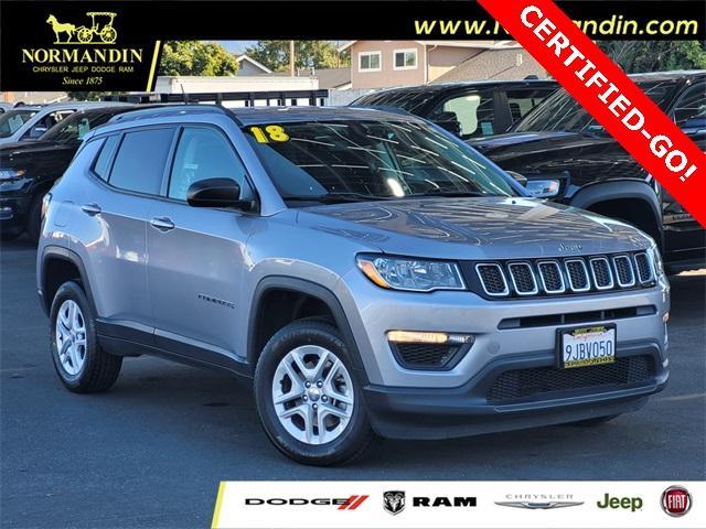 used 2018 Jeep Compass car, priced at $16,500