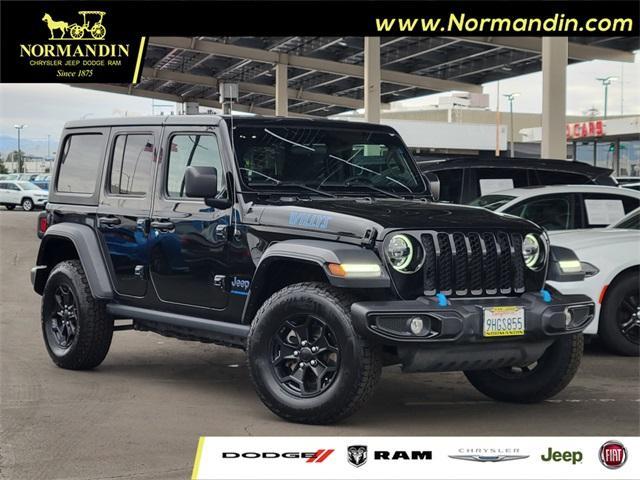 used 2023 Jeep Wrangler 4xe car, priced at $27,500