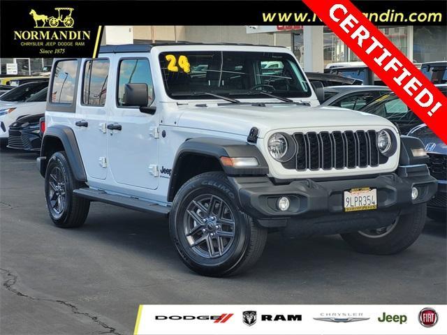 used 2024 Jeep Wrangler car, priced at $32,900