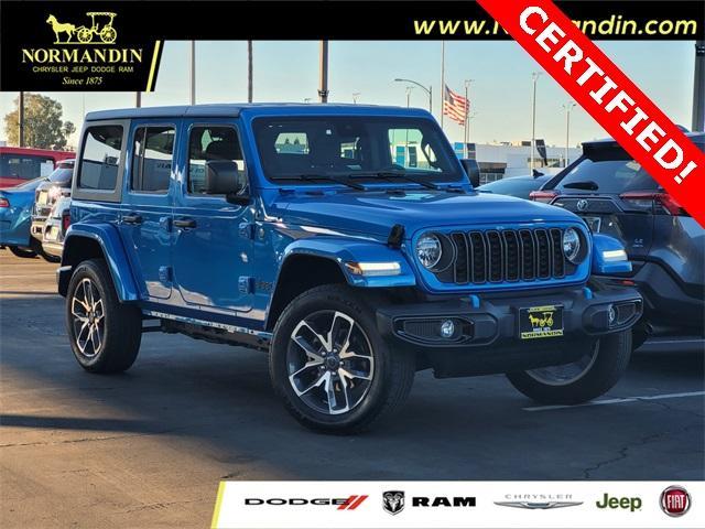 used 2024 Jeep Wrangler 4xe car, priced at $36,500