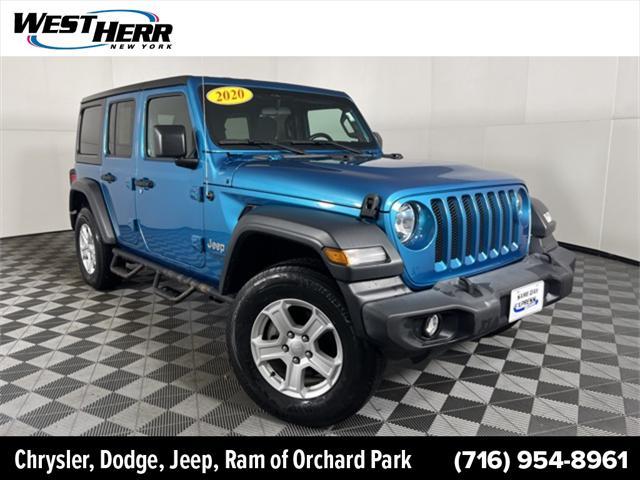 used 2020 Jeep Wrangler Unlimited car, priced at $28,739