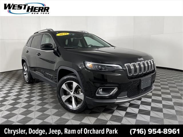 used 2021 Jeep Cherokee car, priced at $25,999