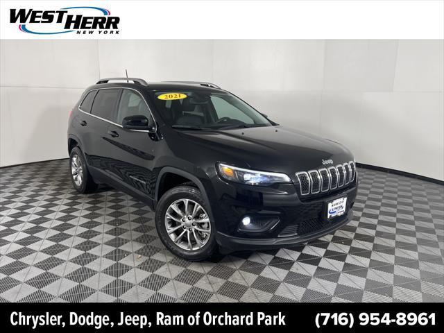 used 2021 Jeep Cherokee car, priced at $25,420