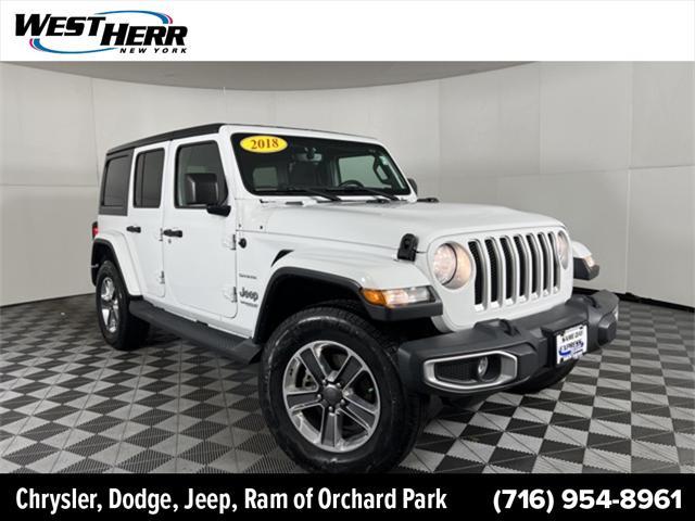 used 2018 Jeep Wrangler Unlimited car, priced at $26,976