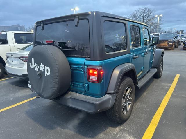 used 2020 Jeep Wrangler Unlimited car, priced at $27,353