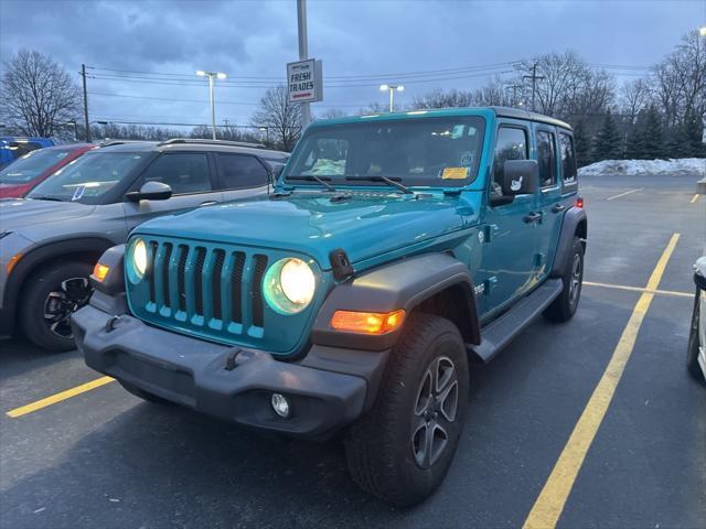 used 2020 Jeep Wrangler Unlimited car, priced at $27,353