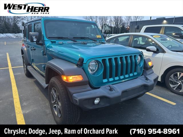 used 2020 Jeep Wrangler Unlimited car, priced at $27,353