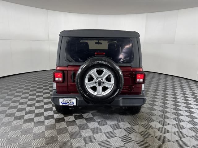 used 2021 Jeep Wrangler Unlimited car, priced at $32,923