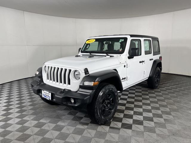 used 2022 Jeep Wrangler Unlimited car, priced at $38,414