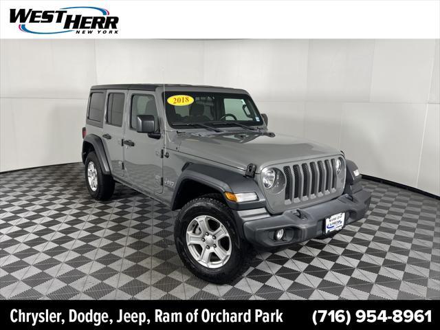 used 2018 Jeep Wrangler Unlimited car, priced at $27,205