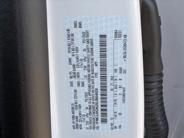 new 2025 Ford Escape car, priced at $26,510