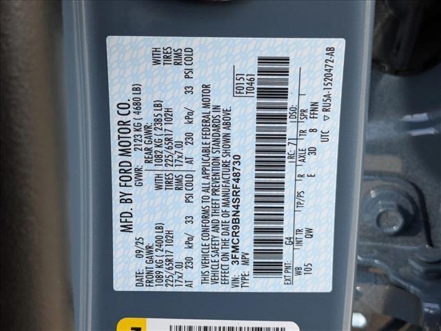 new 2025 Ford Bronco Sport car, priced at $33,680