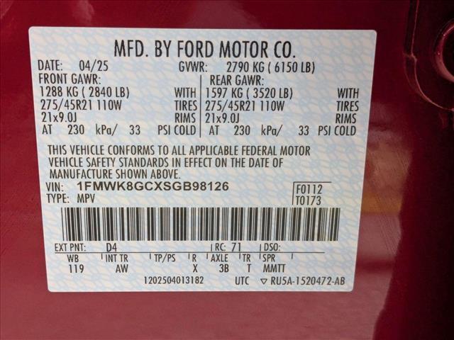 new 2025 Ford Explorer car, priced at $59,312
