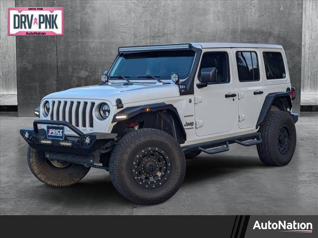 used 2018 Jeep Wrangler Unlimited car, priced at $26,448