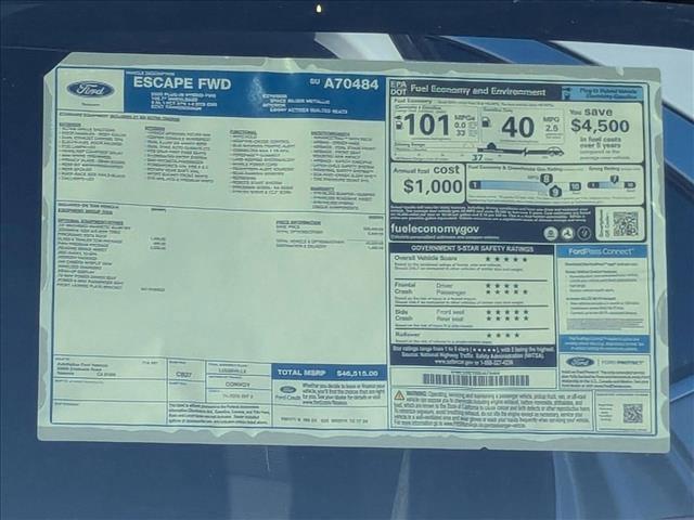 new 2025 Ford Escape car, priced at $41,628