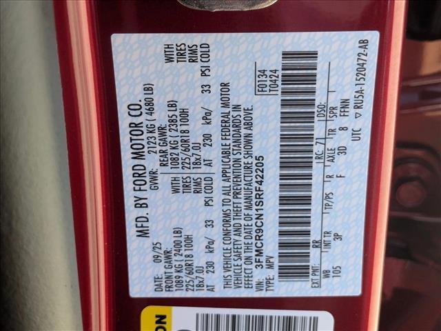 new 2025 Ford Bronco Sport car, priced at $38,096