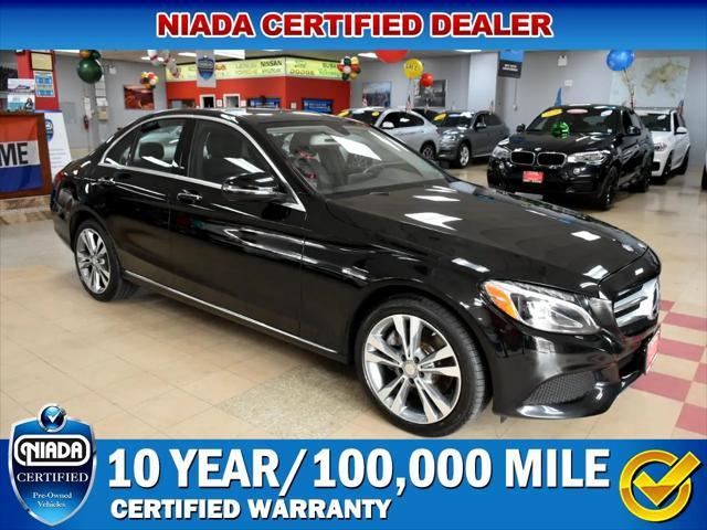 used 2017 Mercedes-Benz C-Class car, priced at $15,981