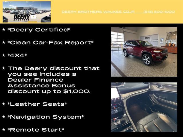 used 2022 Jeep Grand Cherokee car, priced at $31,163