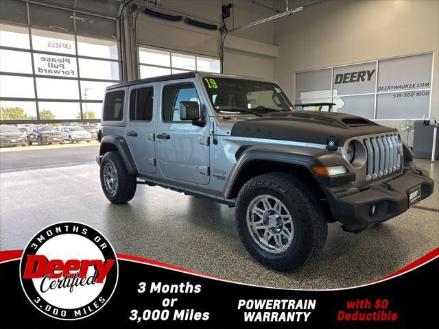 used 2019 Jeep Wrangler Unlimited car, priced at $25,500