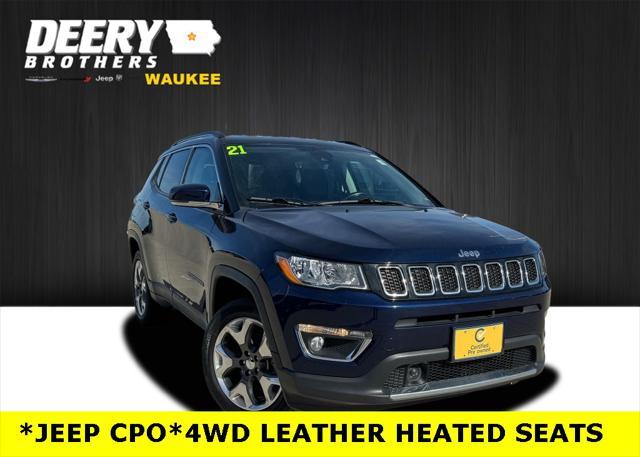 used 2021 Jeep Compass car, priced at $22,655