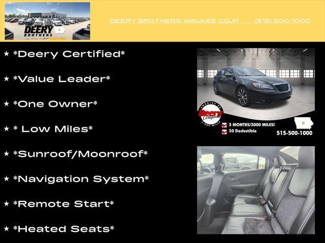 used 2014 Chrysler 200 car, priced at $10,499