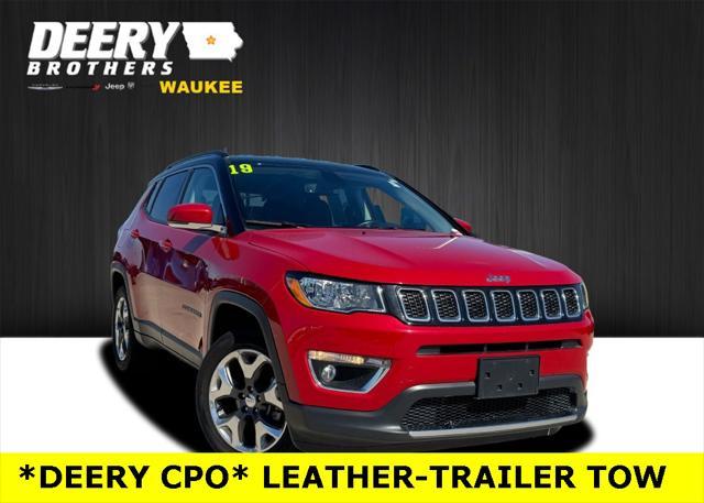 used 2019 Jeep Compass car, priced at $18,400