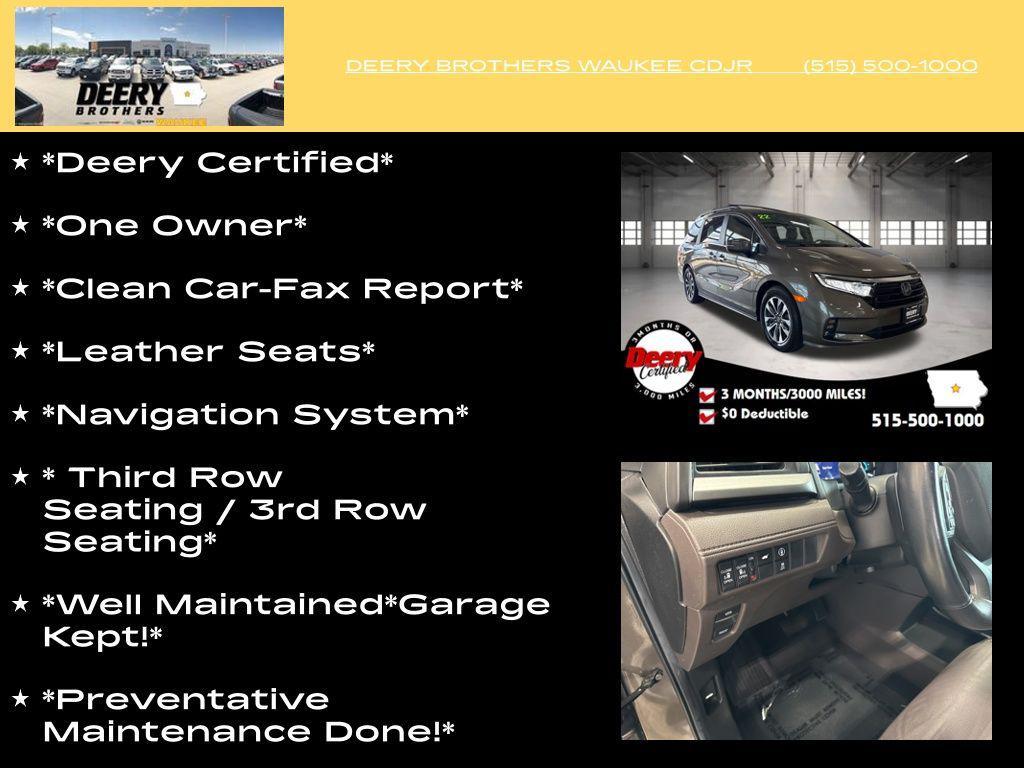 used 2022 Honda Odyssey car, priced at $32,607