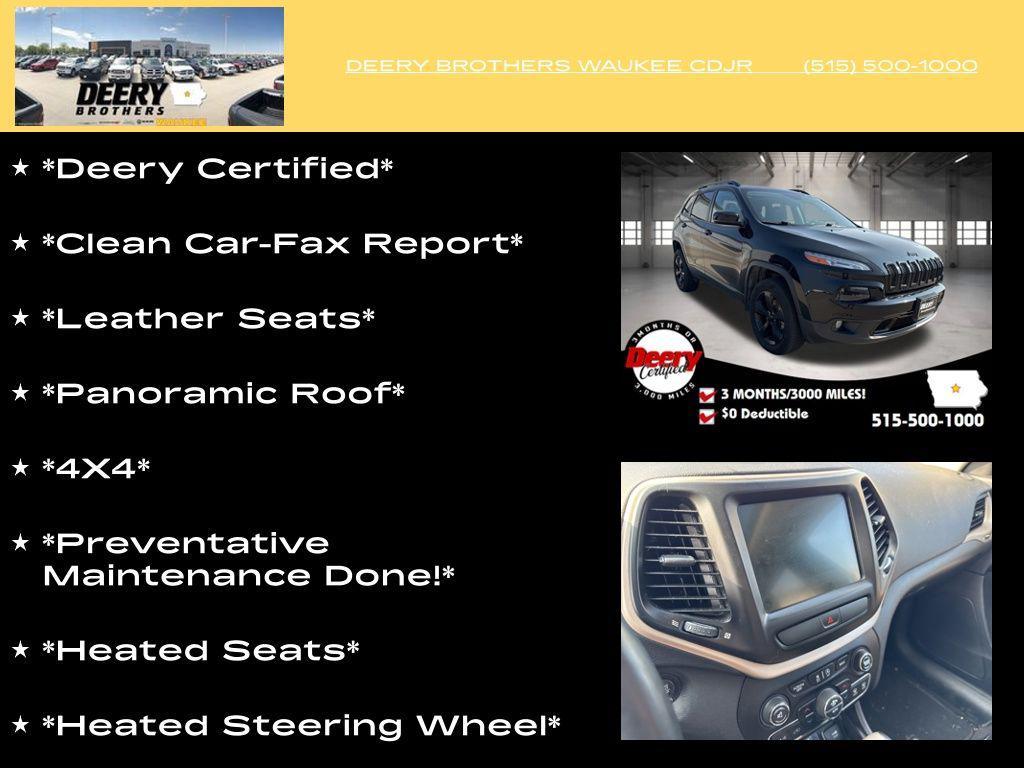 used 2017 Jeep Cherokee car, priced at $14,943