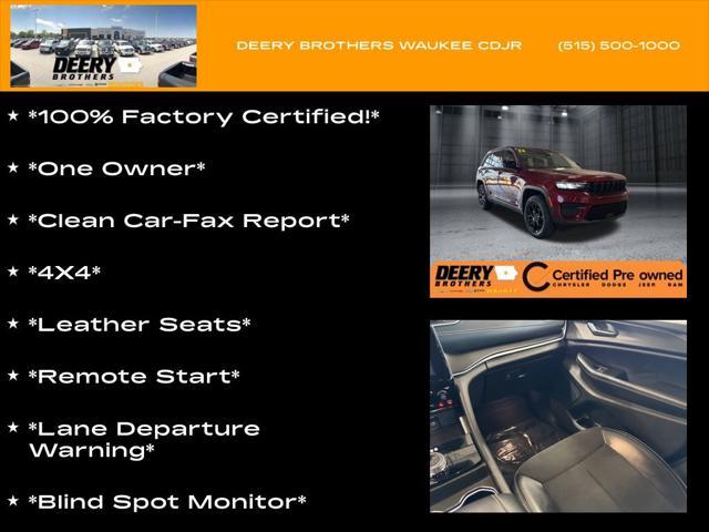 used 2024 Jeep Grand Cherokee car, priced at $34,381
