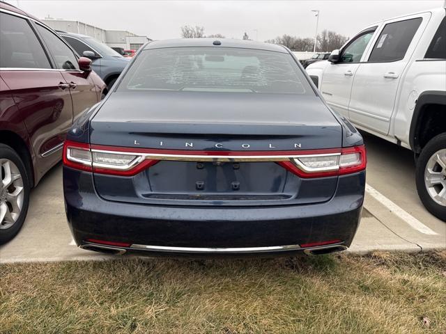 used 2017 Lincoln Continental car, priced at $23,523