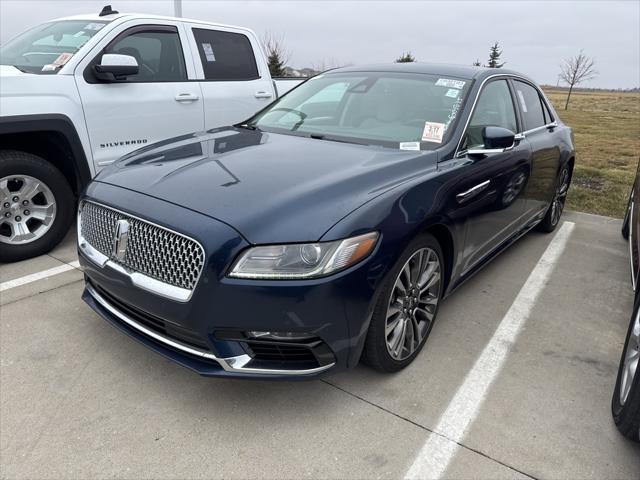 used 2017 Lincoln Continental car, priced at $23,523