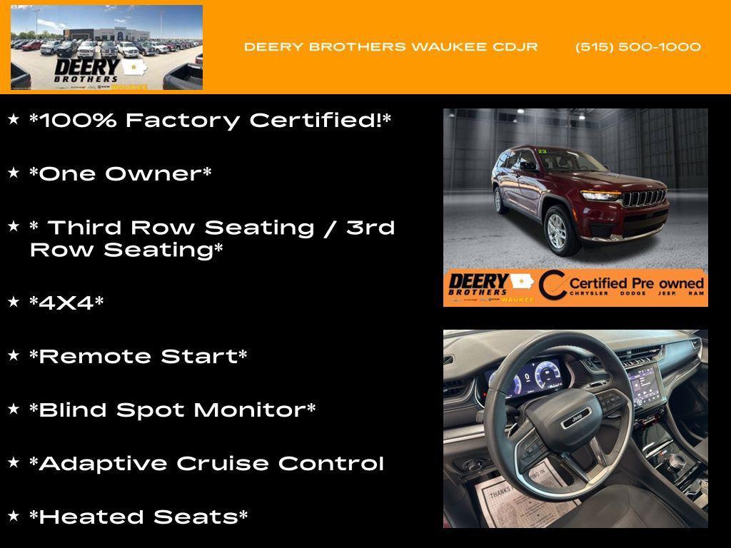 used 2023 Jeep Grand Cherokee L car, priced at $26,996