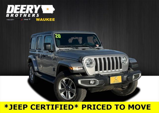 used 2020 Jeep Wrangler Unlimited car, priced at $31,400