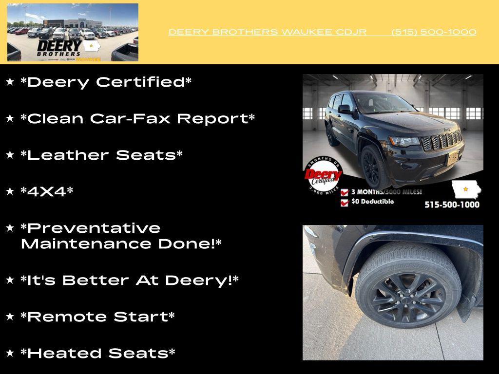 used 2017 Jeep Grand Cherokee car, priced at $15,310