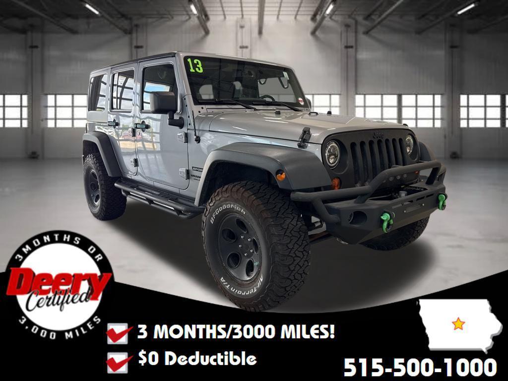 used 2013 Jeep Wrangler Unlimited car, priced at $13,500