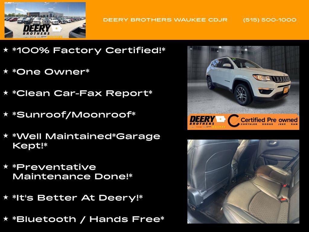 used 2020 Jeep Compass car, priced at $16,213
