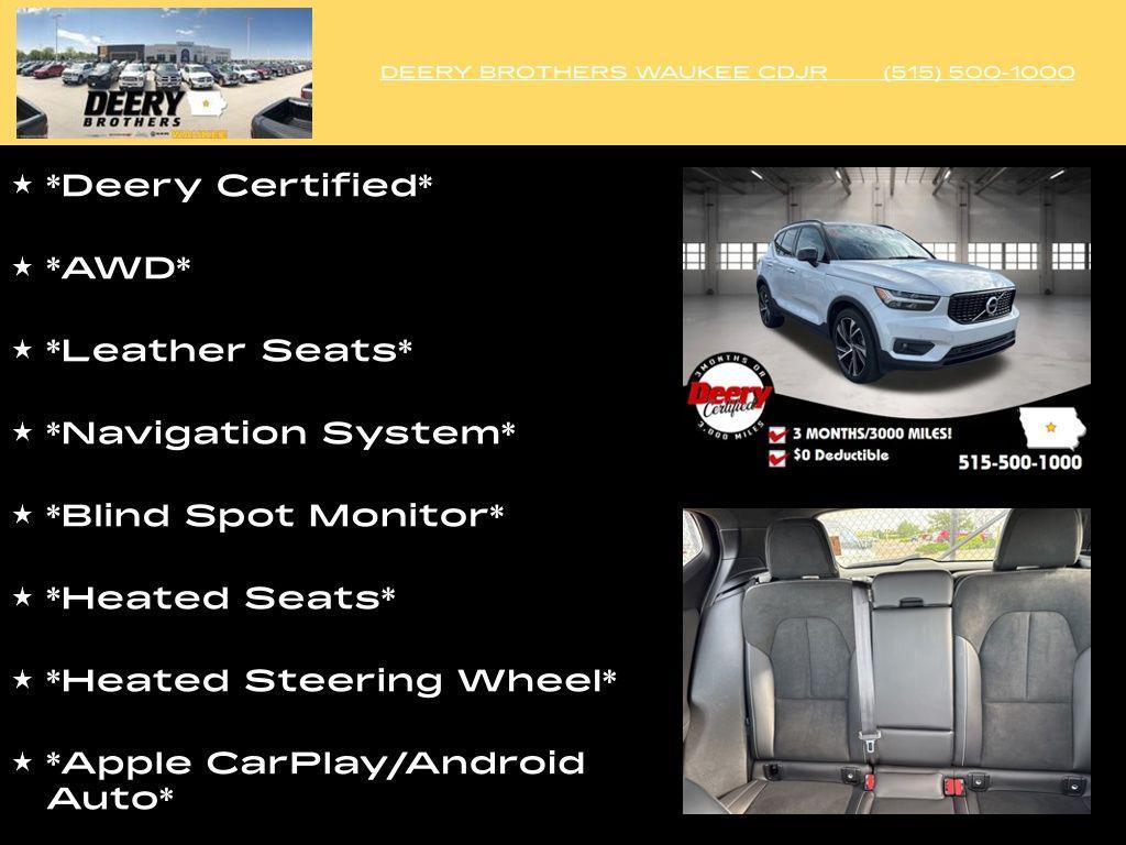 used 2021 Volvo XC40 car, priced at $25,203